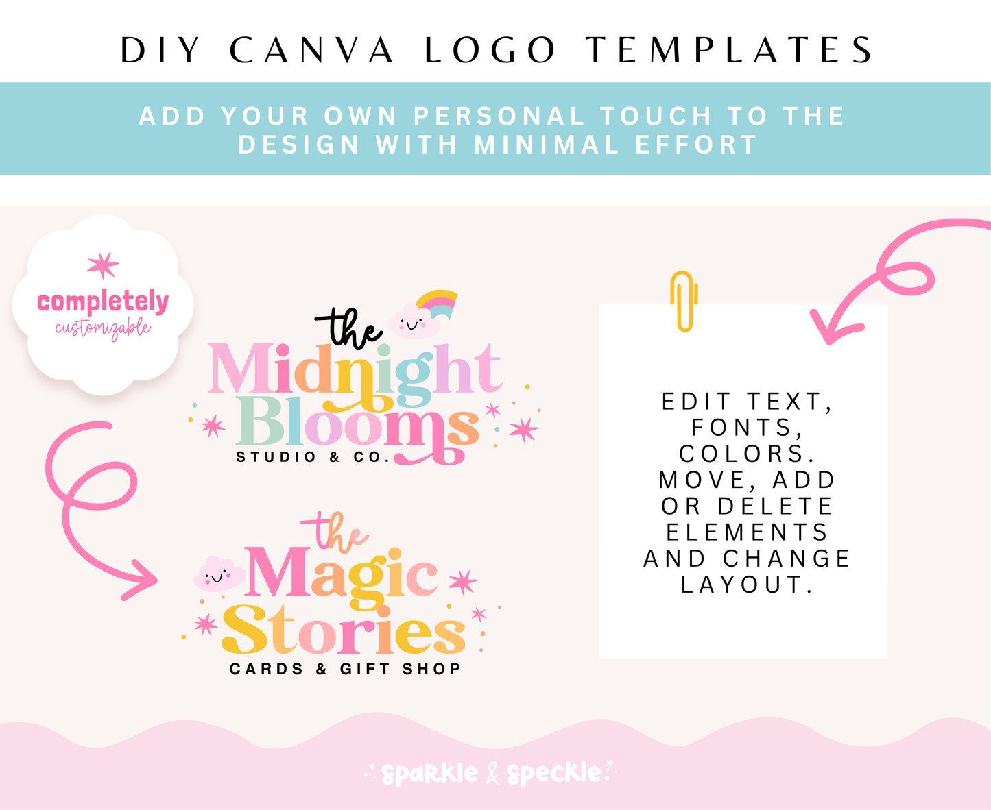 Midnight Bloom Logo Template