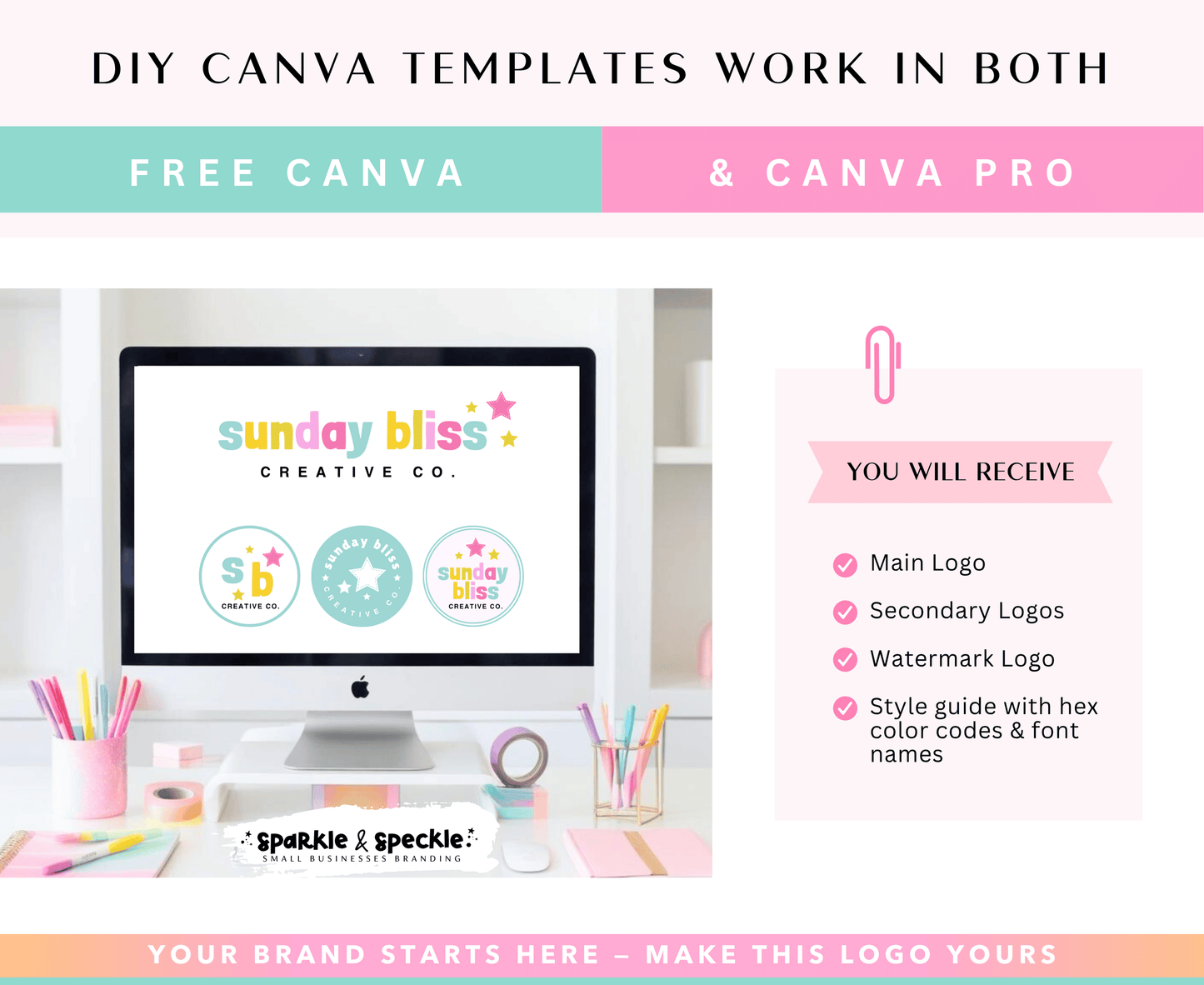 Sunday Bliss Logo Template