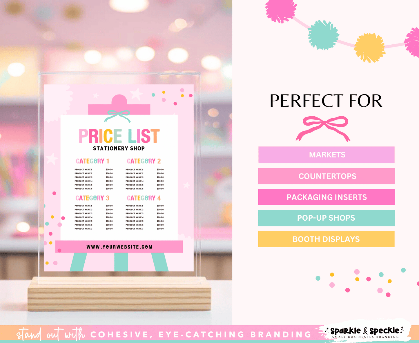 Hello Gorgeous Price List Templates