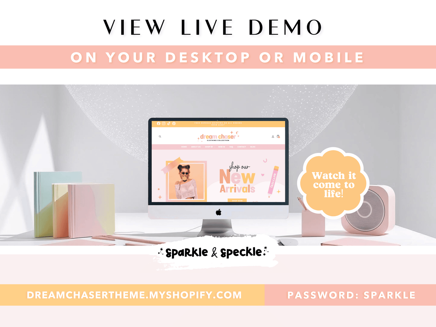 Dream Chaser Colorful Shopify Theme
