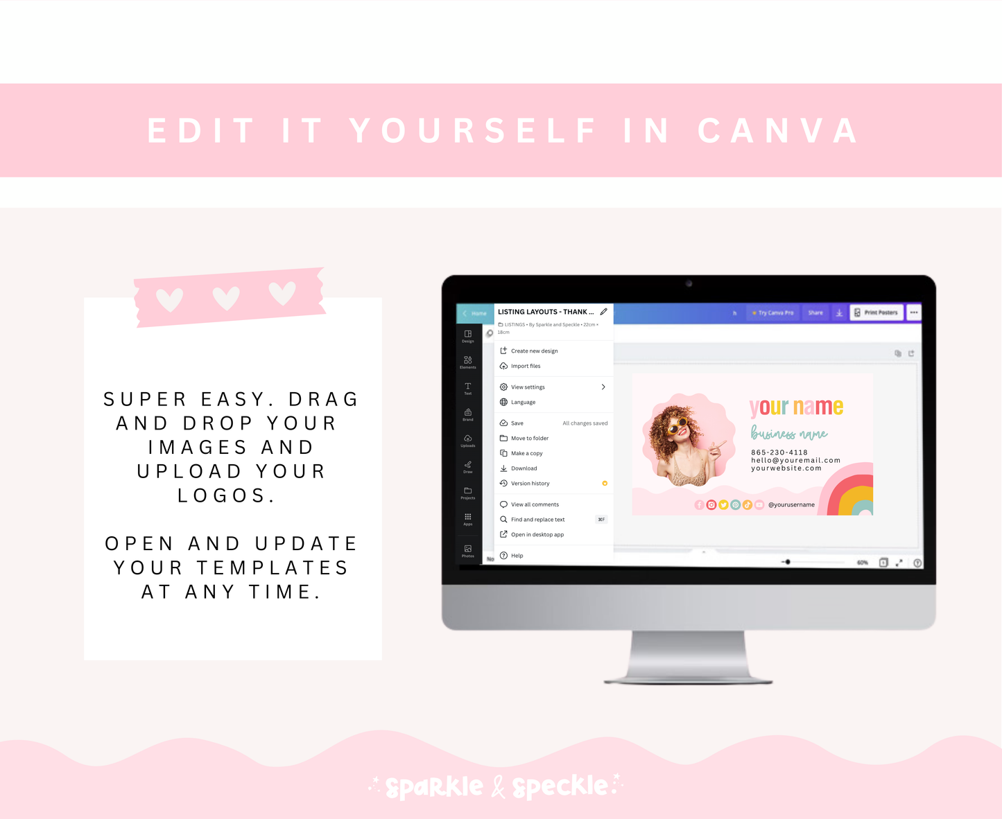 Sweet Dreams Business Card Template