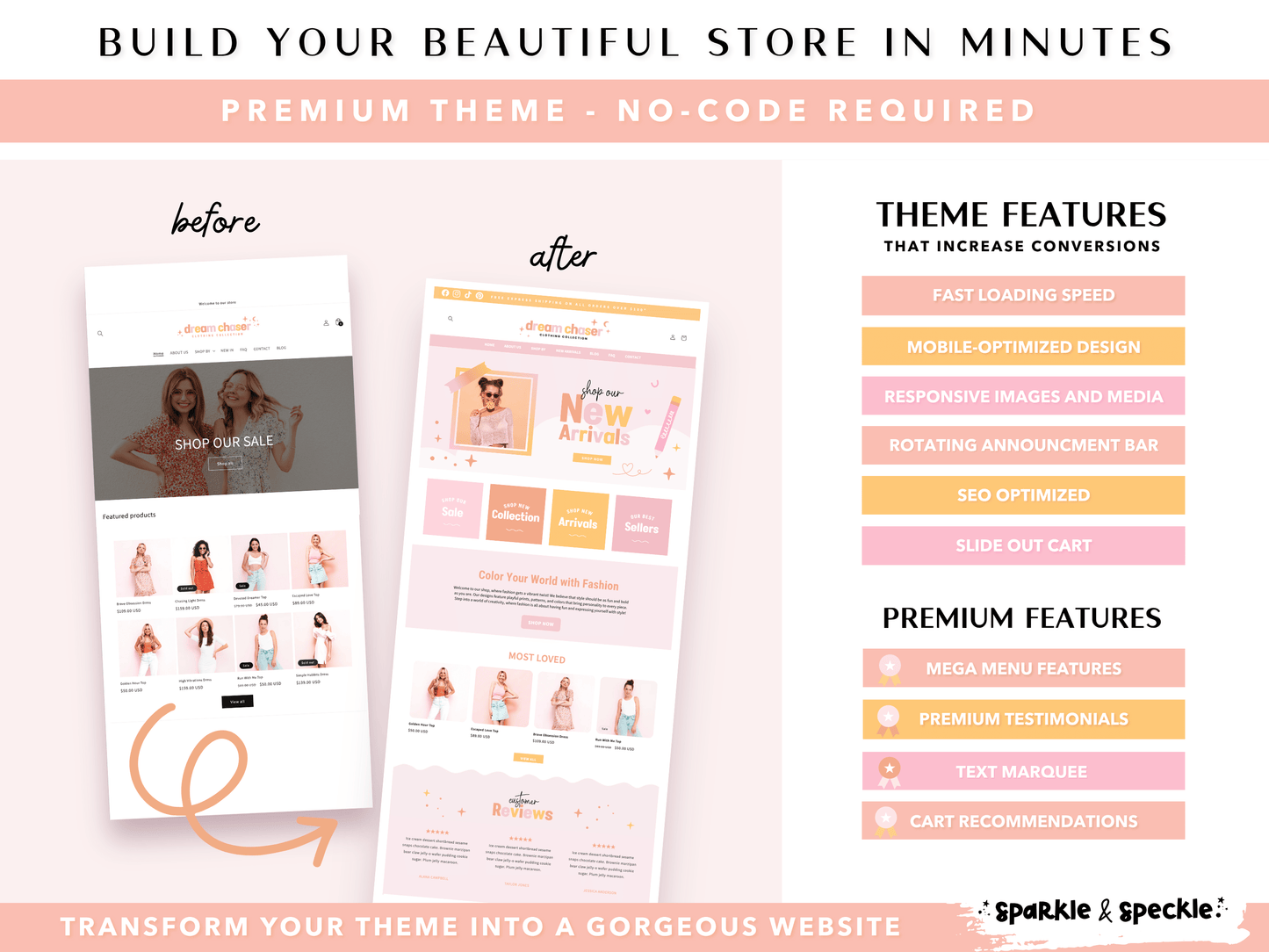Dream Chaser Colorful Shopify Theme
