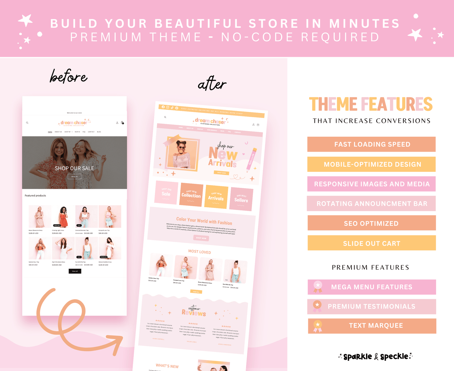 Dream Chaser Colorful Shopify Theme