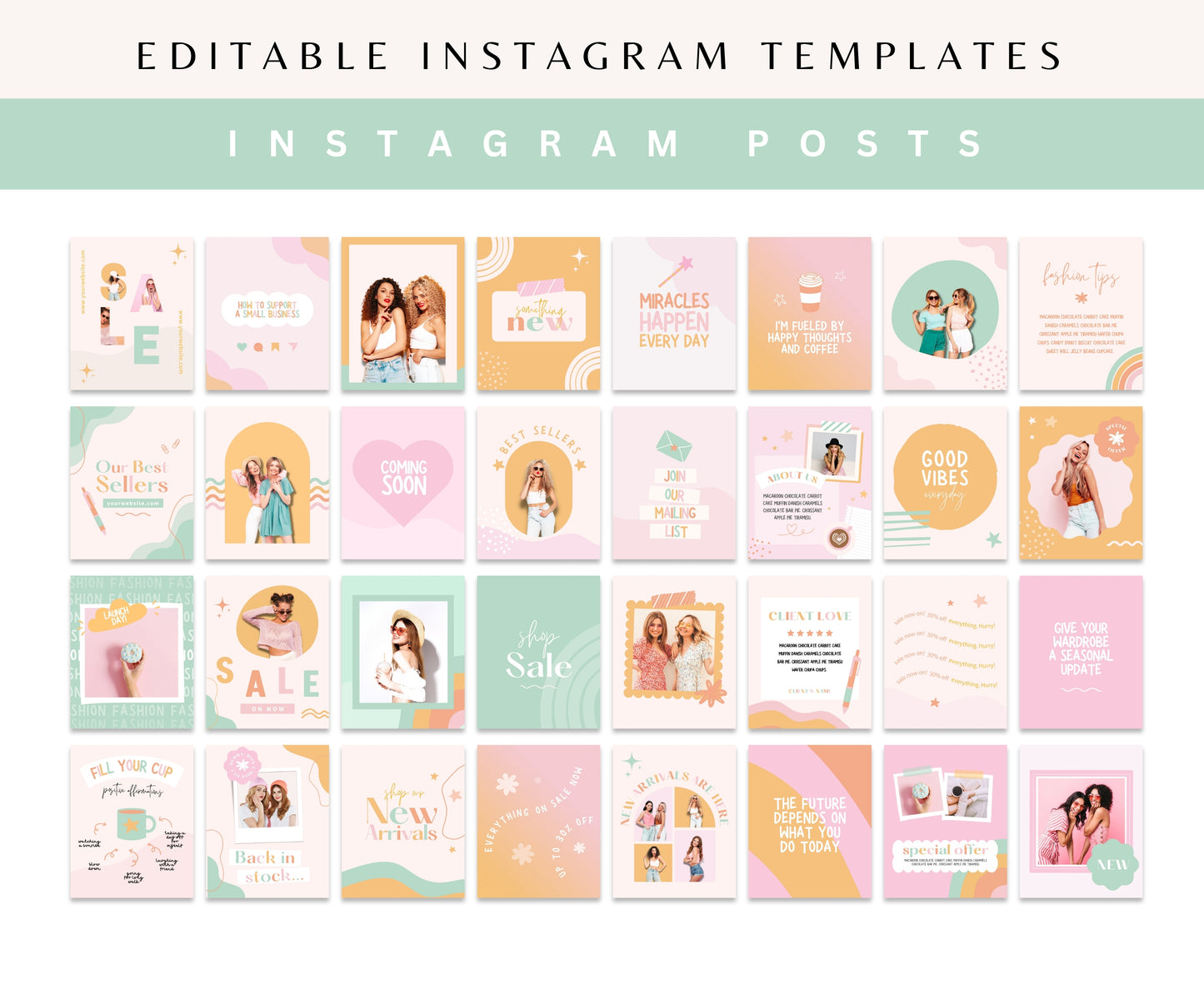 ASHLEY MONROE INSTAGRAM BUNDLE TEMPLATES