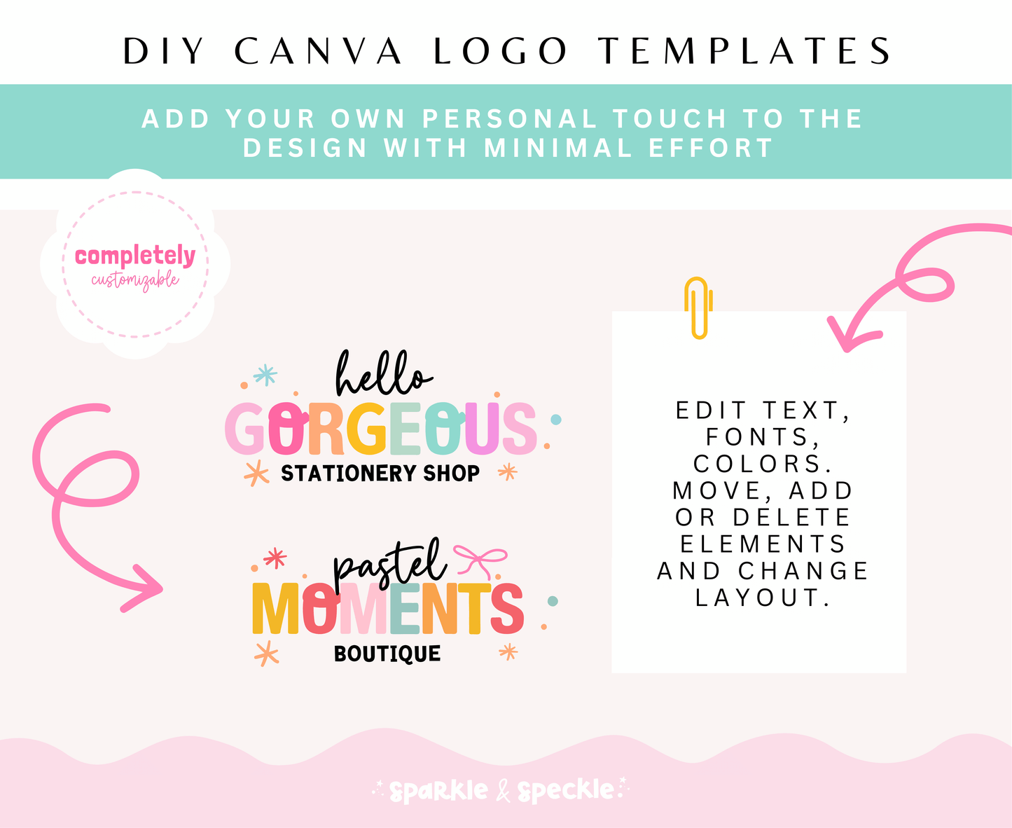 Hello Gorgeous Logo Template