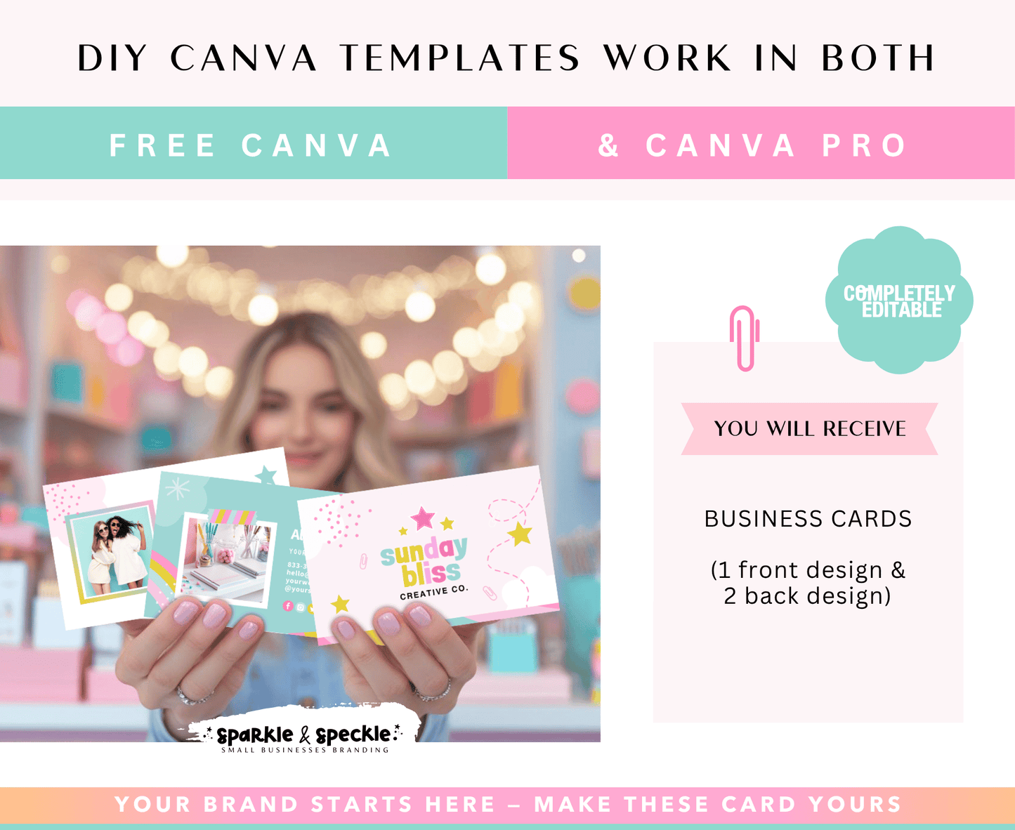 Sunday Bliss Business Card Template