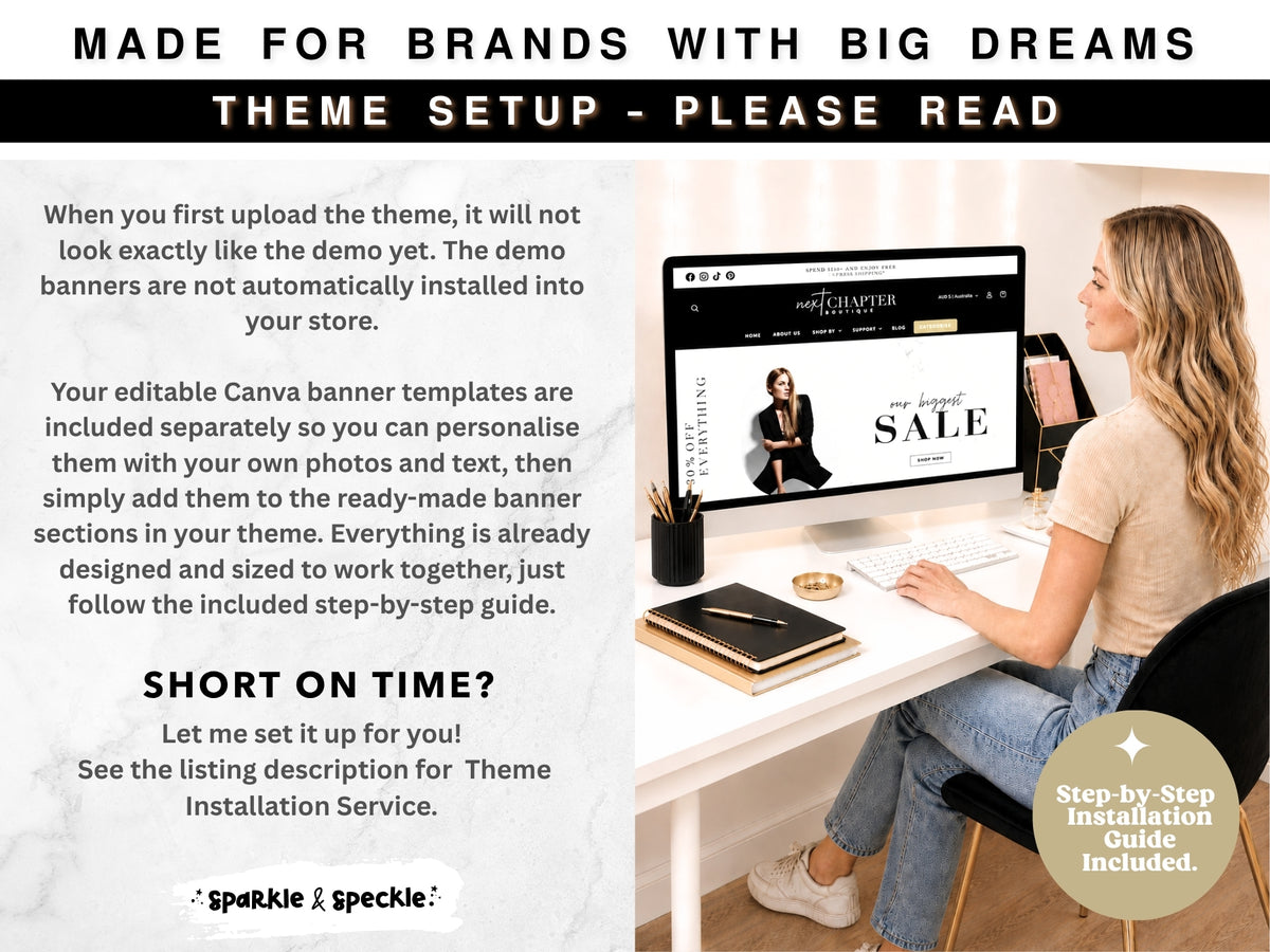 Minimal Shopify Theme | Modern Website Template