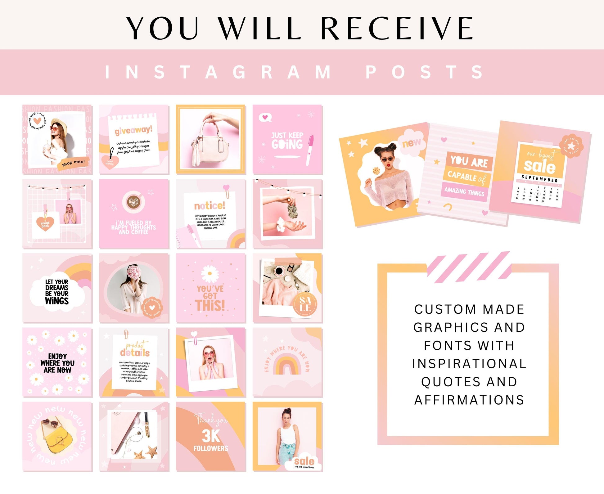 DREAM CHASER INSTAGRAM POST TEMPLATES