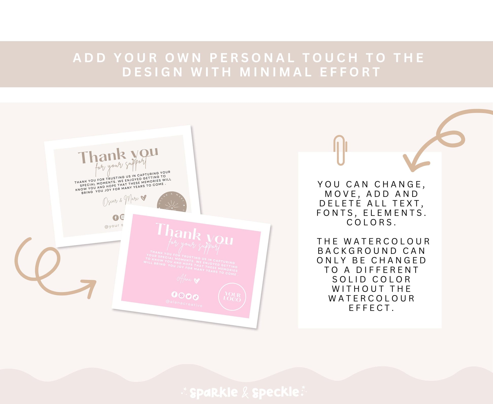 OSCAR & MARC THANK YOU CARD TEMPLATE