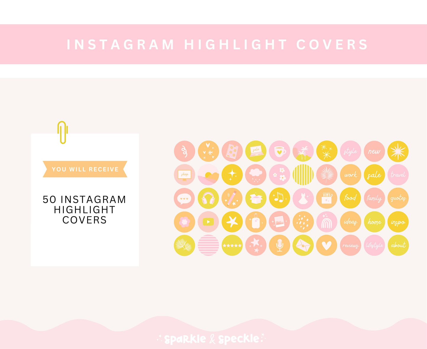 LUCKY CHARM INSTAGRAM HIGHLIGHT COVERS