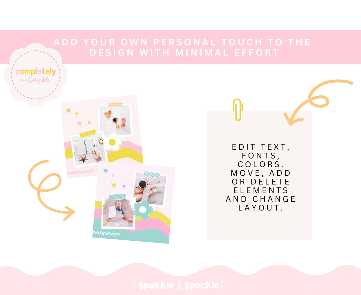 Lucky Charm matching Instagram post graphics for shop products and promotions 7