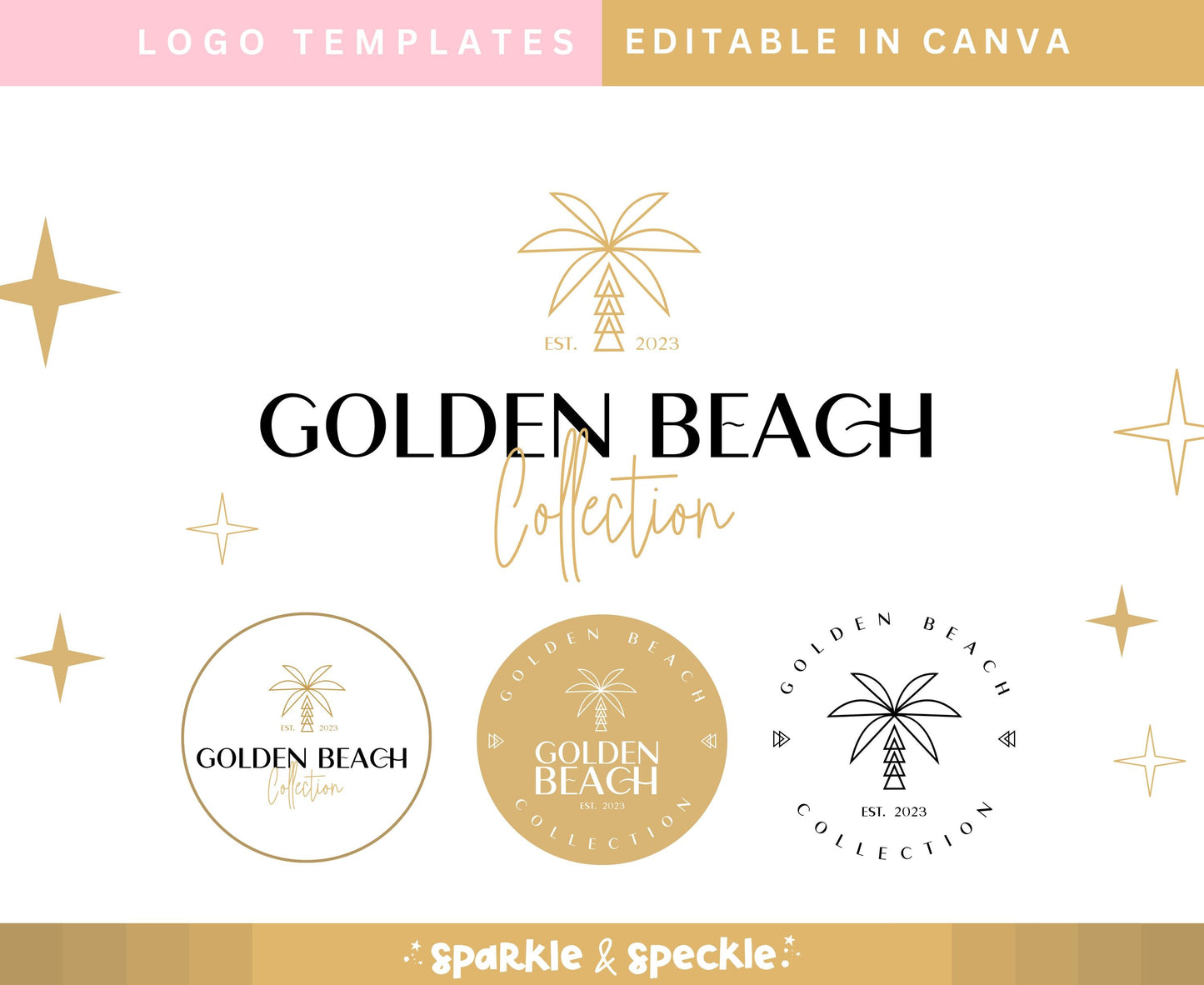 GOLDEN BEACH LOGO TEMPLATE