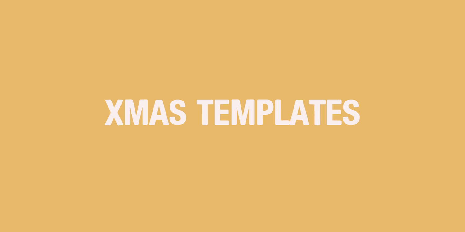 CHRISTMAS TEMPLATES