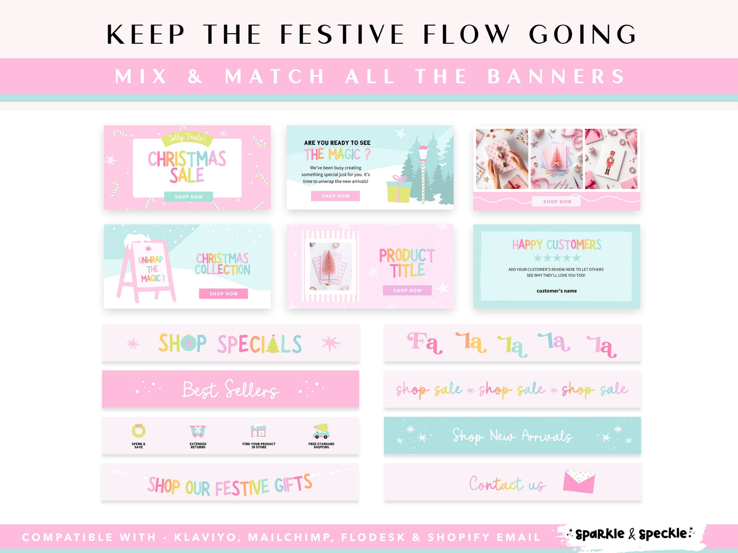 Pastel Email Marketing Templates