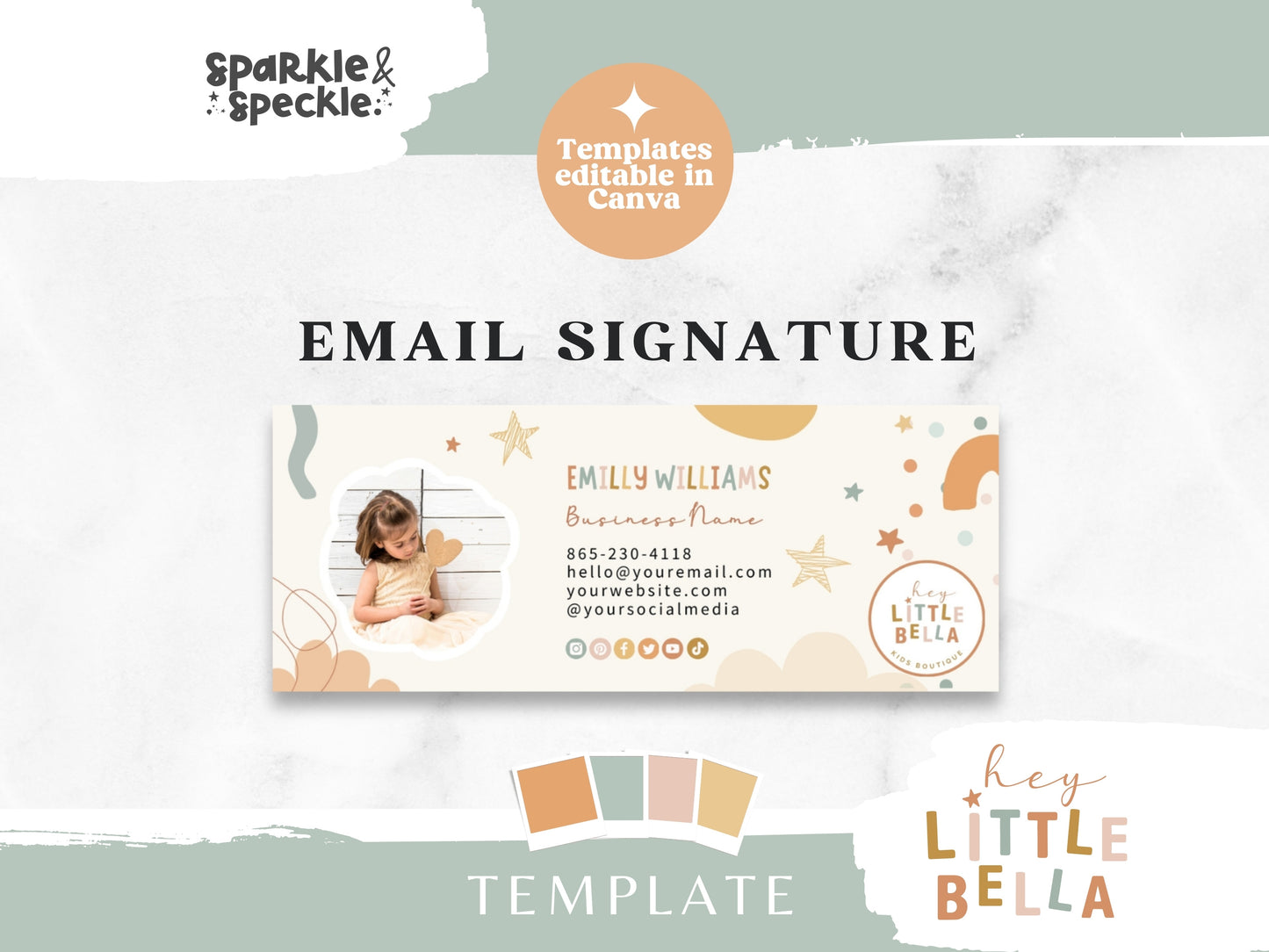 Neutral Email Signature Template