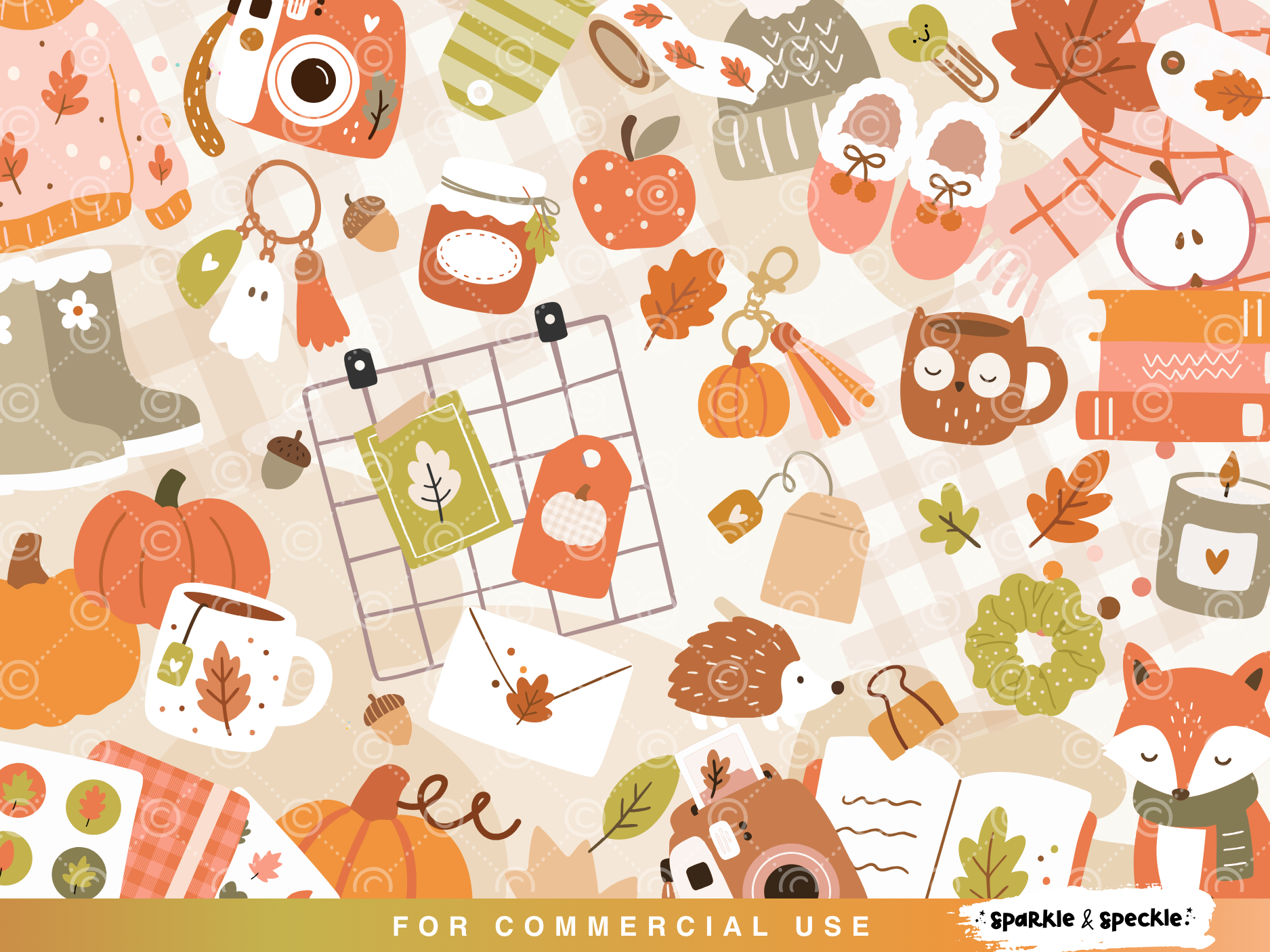 Fall Clipart Bundle | Autumn SVG & PNG Graphics