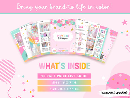 Party Price Guide Template