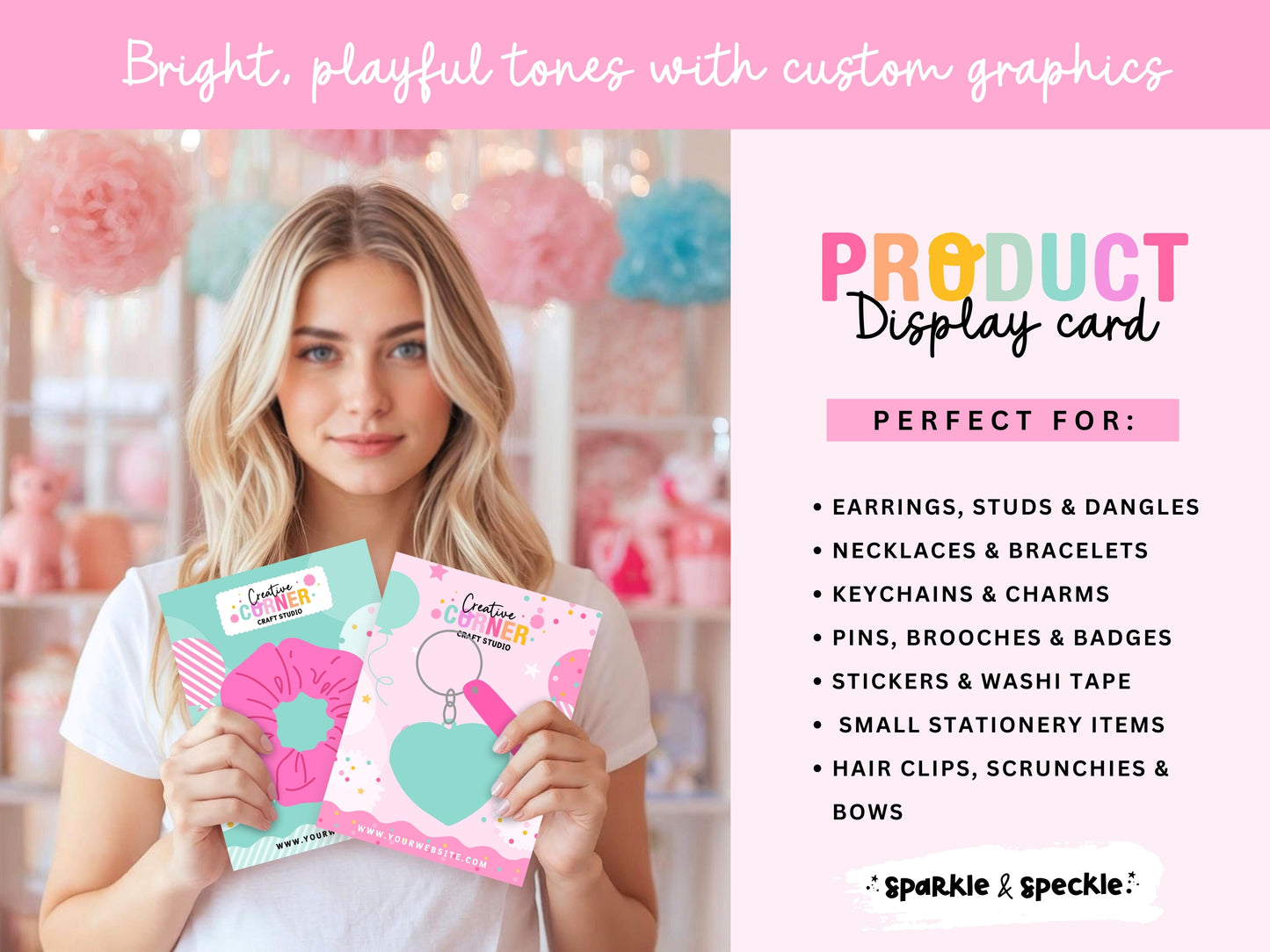 Party Product Display Cards Templates