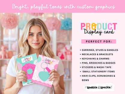 Party Product Display Cards Templates
