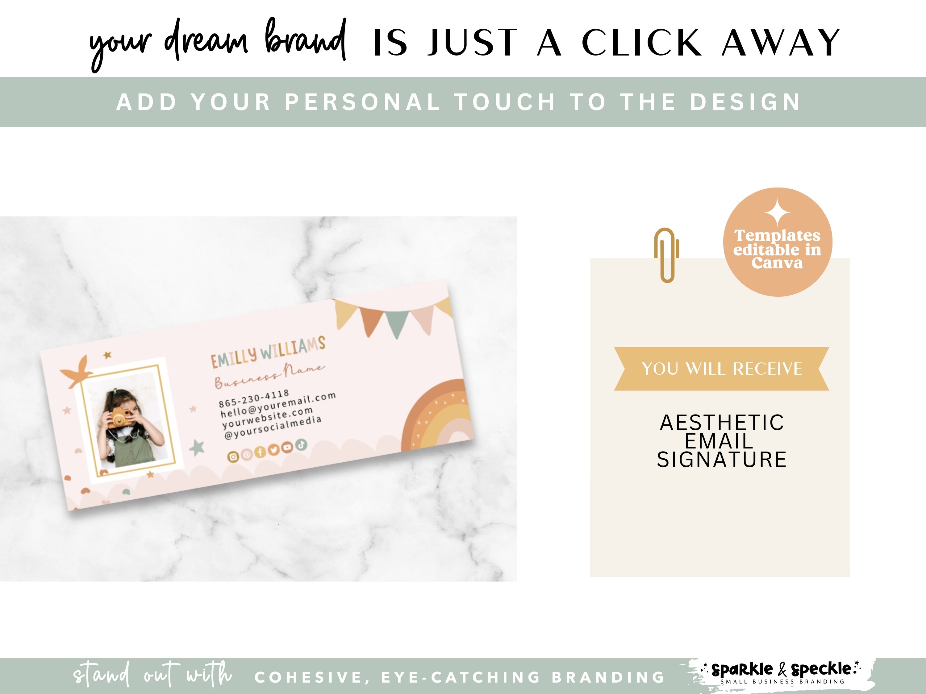 Earthy Email Signature Template