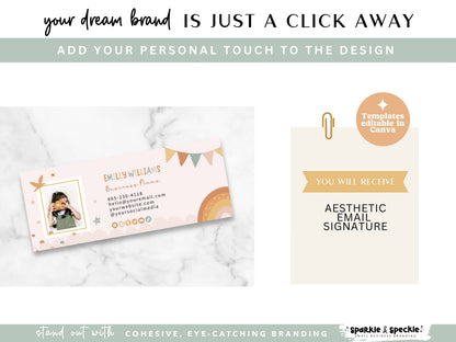 Earthy Email Signature Template