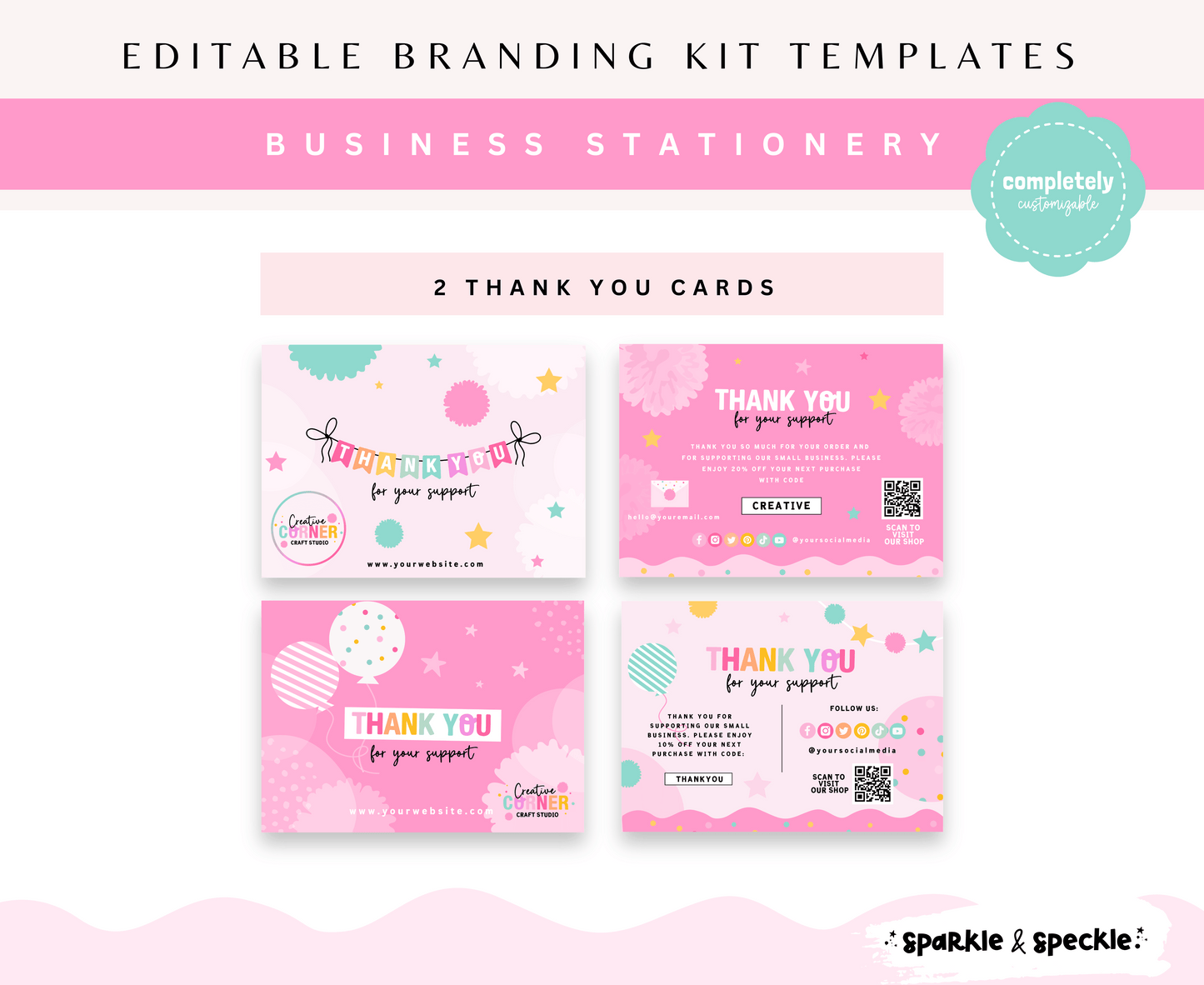 CREATIVE CORNER BUSINESS BRANDING KIT TEMPLATES
