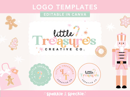 Colorful Christmas Logo Template