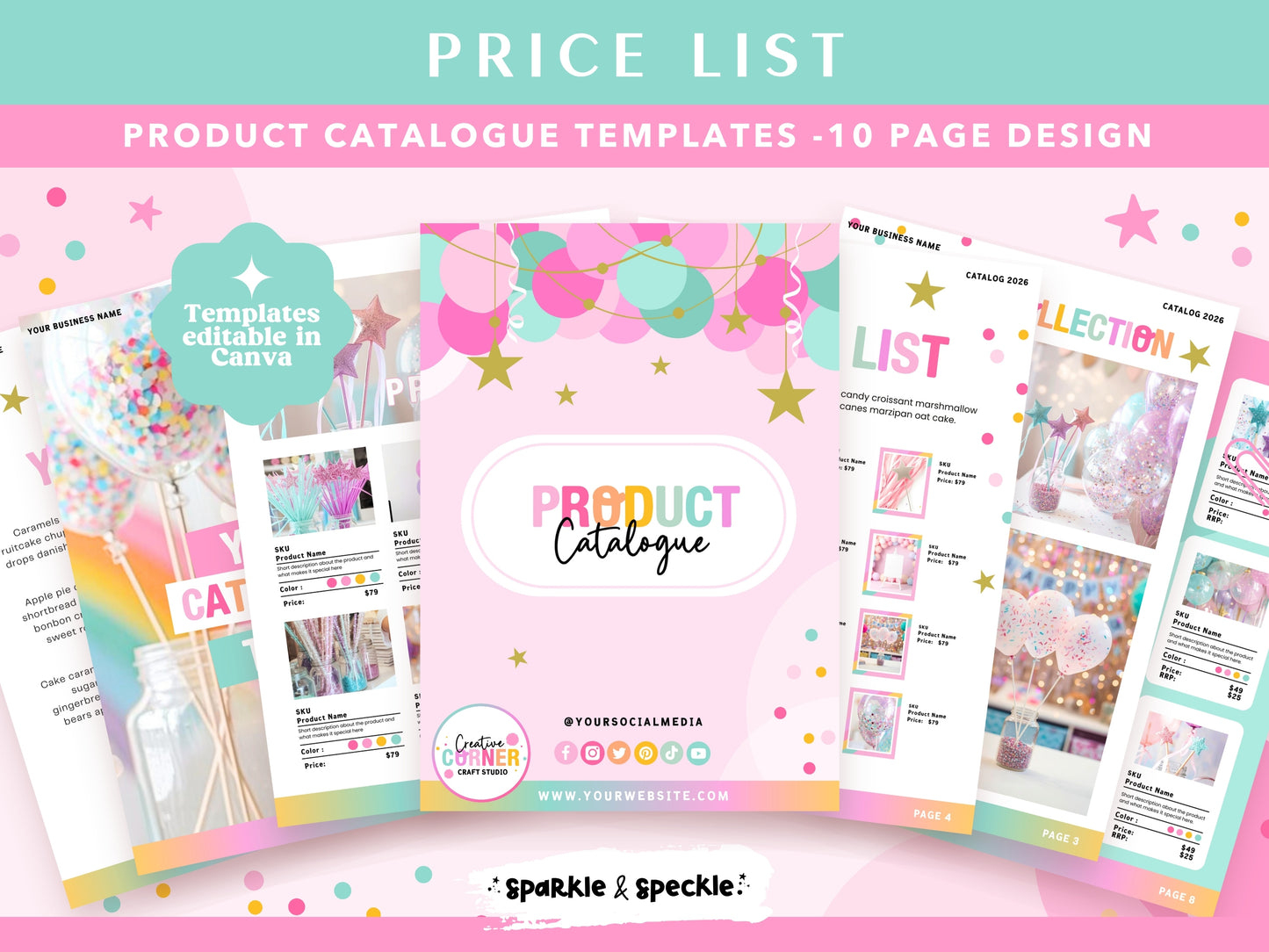 Party Business Price Guide Template