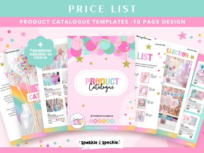 Party Business Price Guide Template