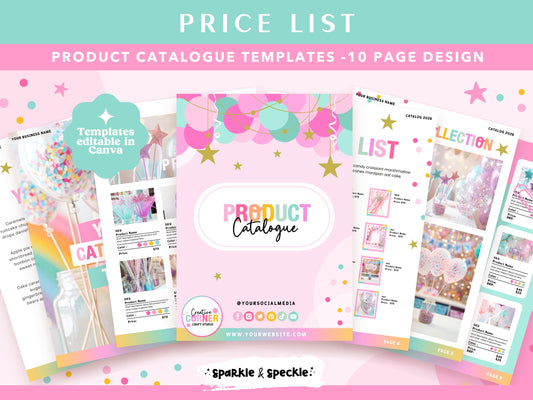 Party Price Guide Template