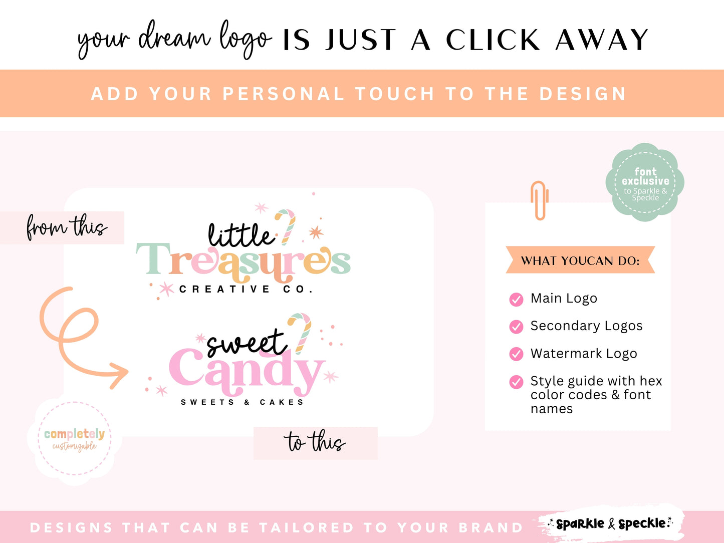 Colorful Christmas Logo Template