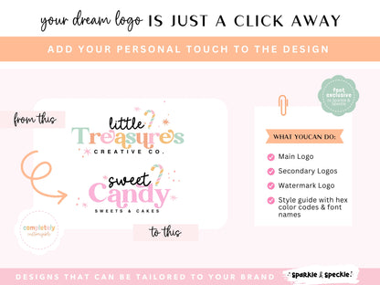 Colorful Christmas Logo Template