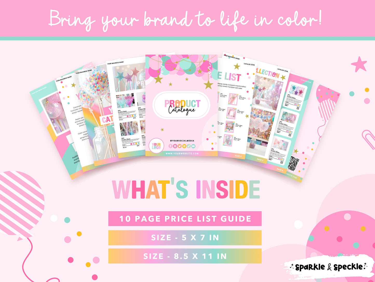 Party Business Price Guide Template