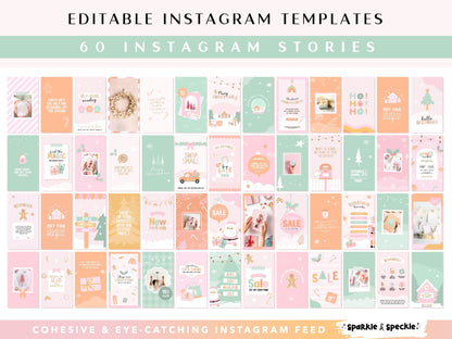 Playful Christmas Instagram Bundle Templates
