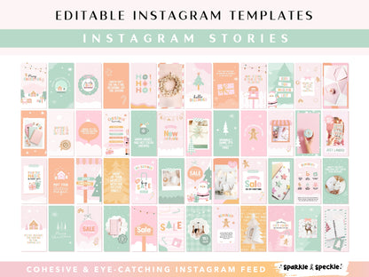 Playful Christmas Instagram Bundle Templates