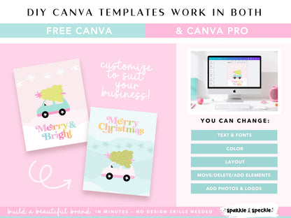 Pastel Christmas Flyer Bundle