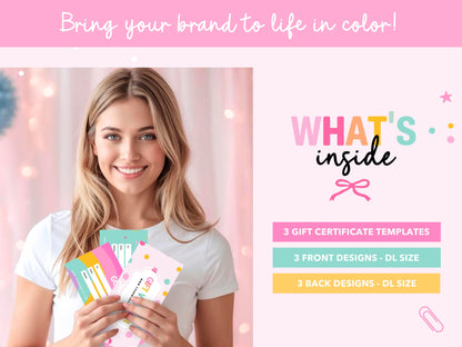 Craft Gift Voucher Template