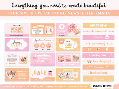 Playful Fashion Email Marketing Templates