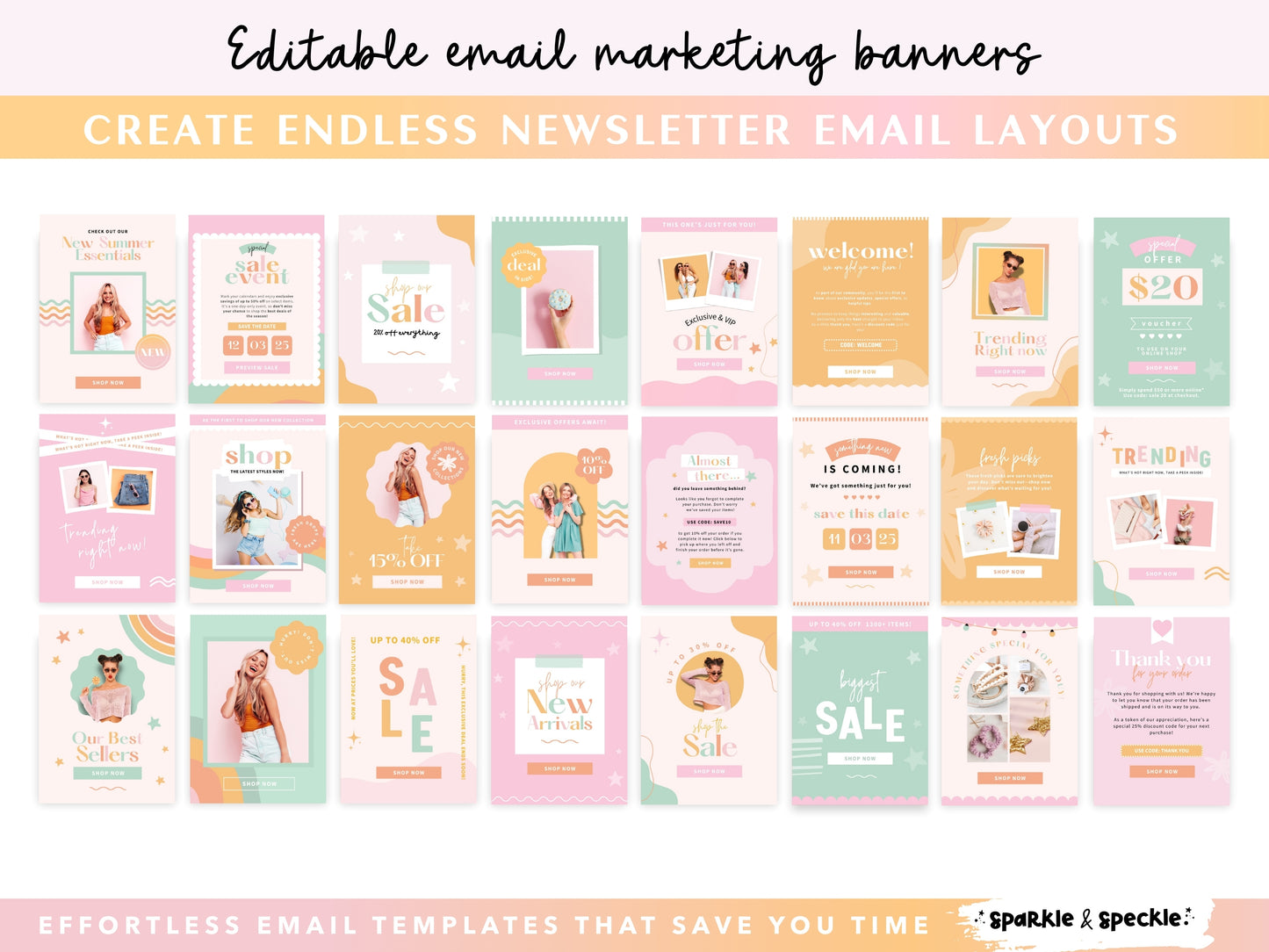 Rainbow Email Marketing Templates