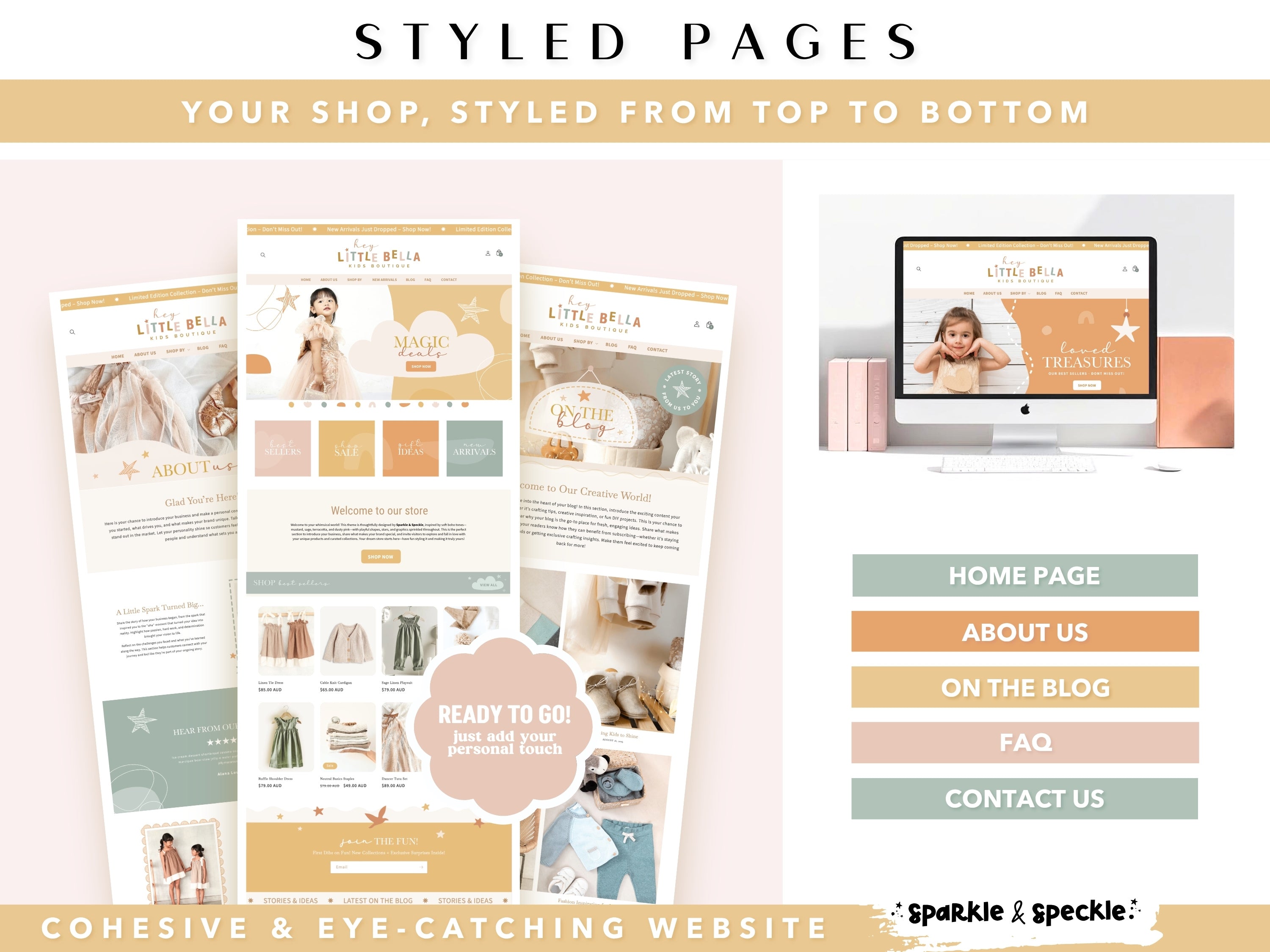 Boho Kids Shopify Theme for Baby and Children’s Boutiques