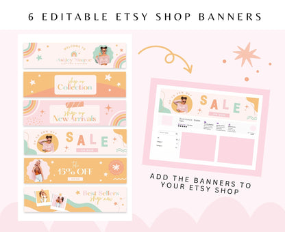 ASHLEY MONROE ETSY SHOP BANNERS