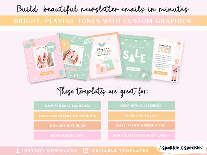 Playful Christmas Email Marketing Templates