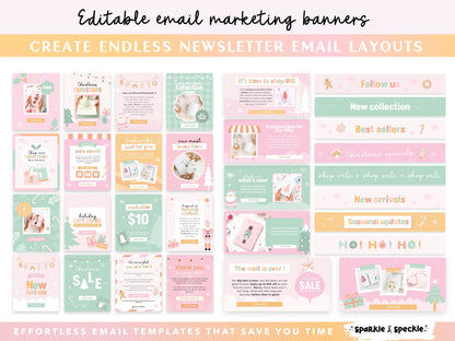 Playful Christmas Email Marketing Templates