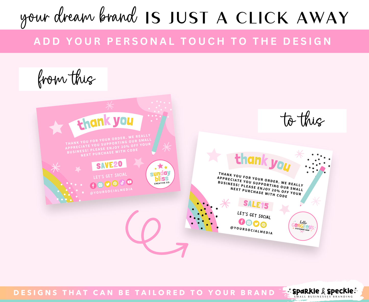 Sunday Bliss Business Branding Kit Templates