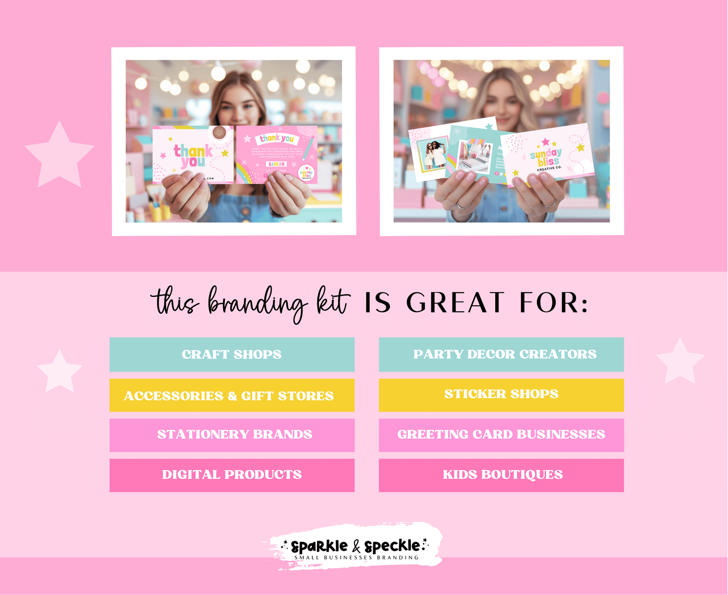 Sunday Bliss Business Branding Kit Templates