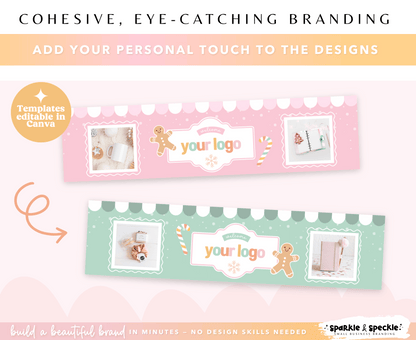 Christmas Etsy Shop Banners
