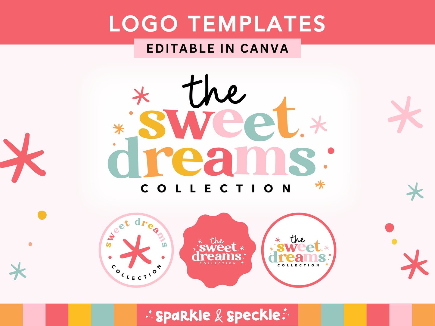 Playful Star Logo Template