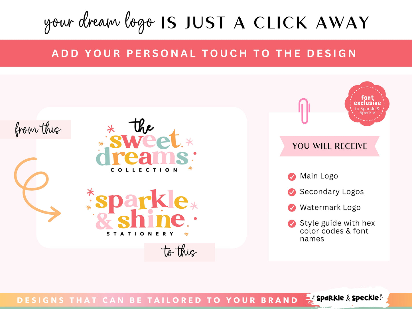 Playful Star Logo Template