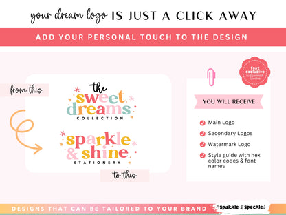 Playful Star Logo Template