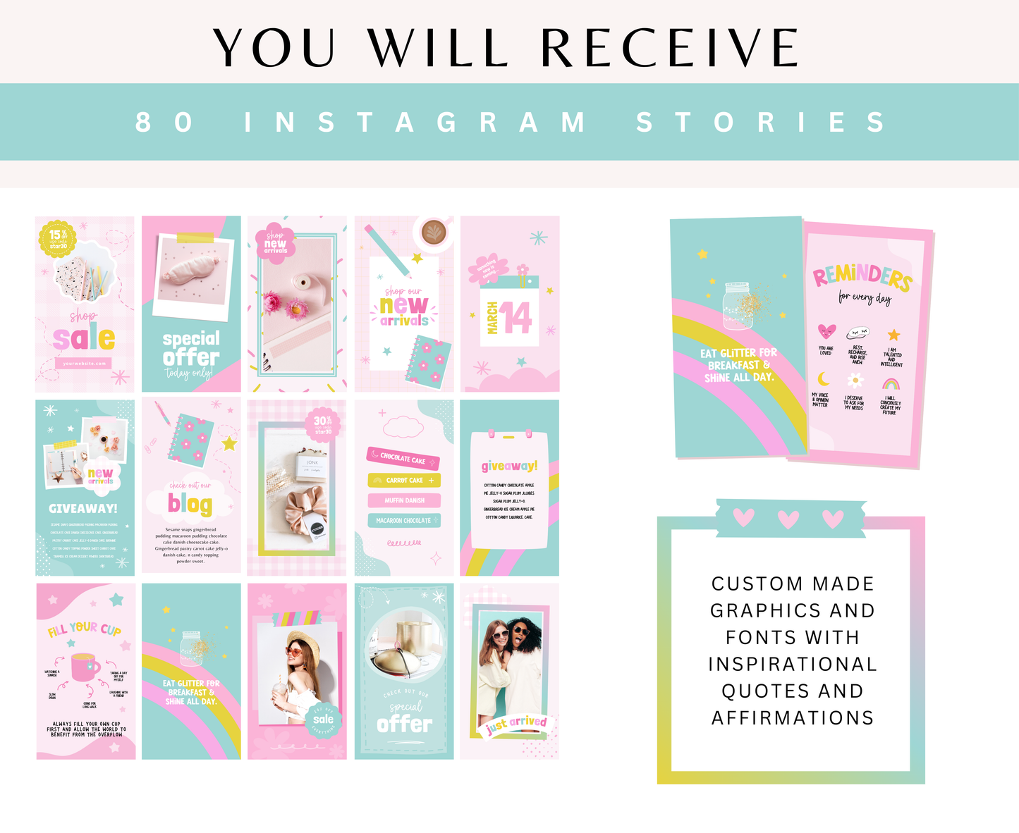 SUNDAY BLISS INSTAGRAM STORY TEMPLATES